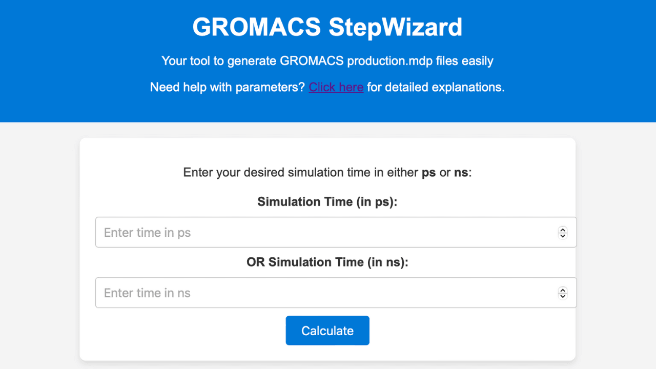 GROMACS-StepWizard